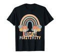 Radiate Positivity Rainbow 80S T-Shirt - Novelty Apparel Men Women - T-Shirt, Sweatshirt, Hoodie