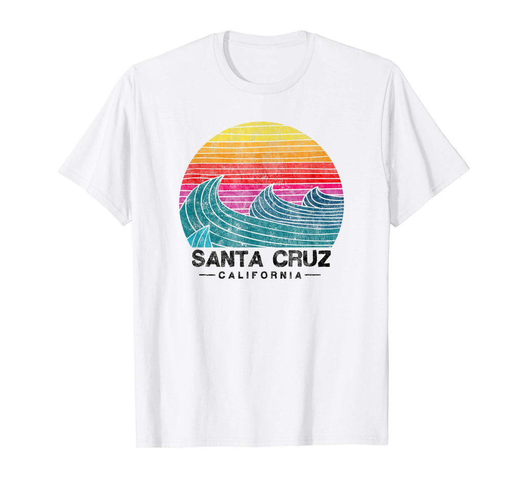 Santa Cruz Surfing Waves Beach Cali T-Shirt - Streetwear Style for Adults - T-Shirt, Sweatshirt, Hoodie