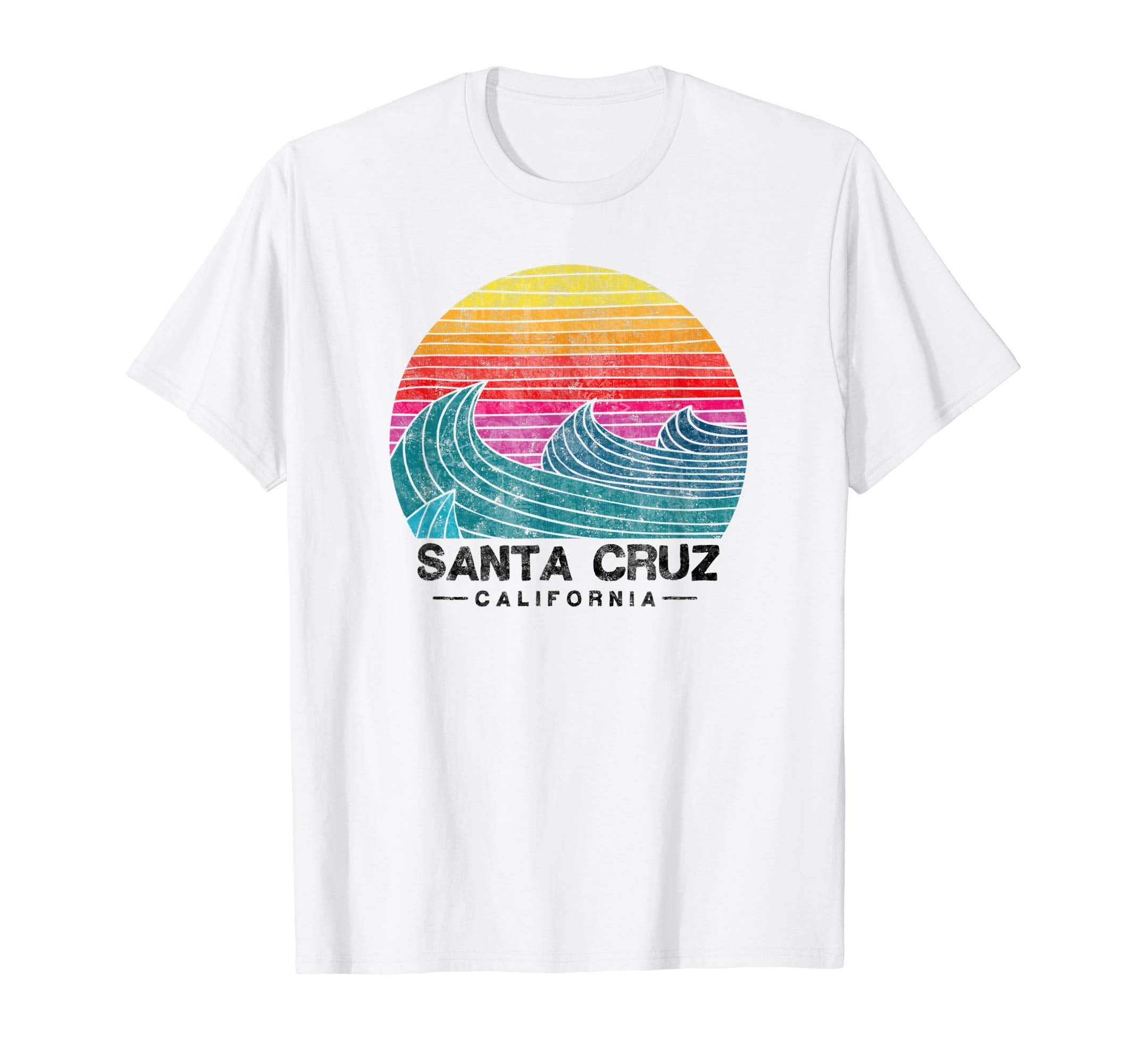 Santa Cruz Surfing Waves Beach Cali T-Shirt - Streetwear Style for Adults - T-Shirt, Sweatshirt, Hoodie