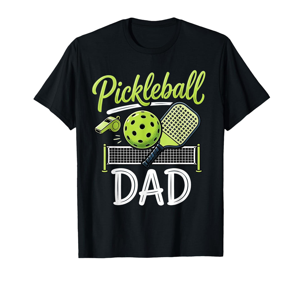 Pickleball Dad Matching Family Sport T-Shirt - Custom Art Print for Adults - T-Shirt, Sweatshirt, Hoodie