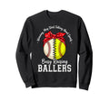 Busy Raising Ballers Warning May Sweatshirt - Novelty Apparel for Adults - T-Shirt, Sweatshirt, Hoodie