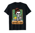 Softball Mom Tarot Card Skeleton T-Shirt - Aesthetic Graphic for Adults - T-Shirt, Sweatshirt, Hoodie