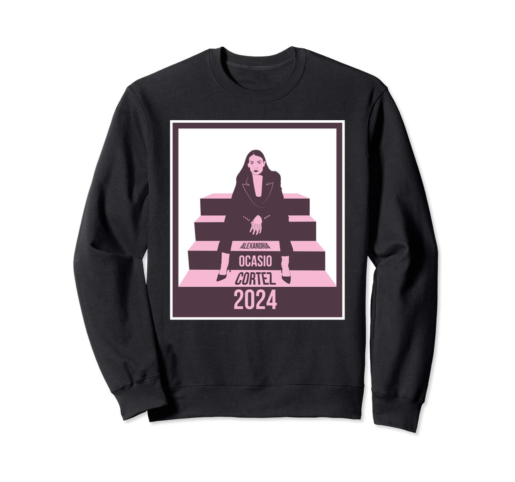 Aoc 2024 President Boho 80S Sweatshirt - Novelty Apparel Unisex - T-Shirt, Sweatshirt, Hoodie