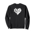 Baseball Laces Soccer Ball Sweatshirt - Aesthetic Graphic Men Women - T-Shirt, Sweatshirt, Hoodie