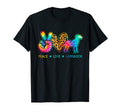 Peace Love Labrador Dog Tie Dye T-Shirt - Streetwear Style for Adults - T-Shirt, Sweatshirt, Hoodie