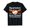 My Grandson Baseball Grandma Baseball T-Shirt - Unique Graphic for Adults - T-Shirt, Sweatshirt, Hoodie