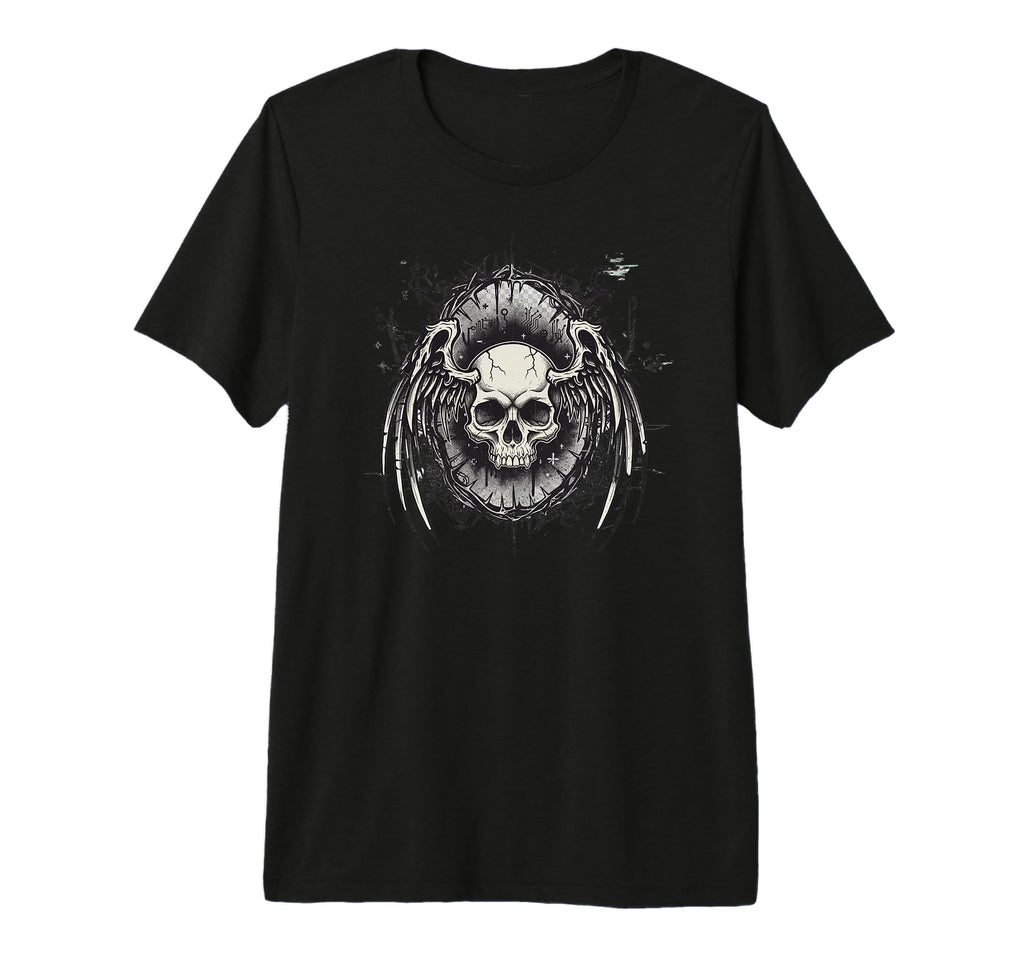 Y2K Grunge Goth Aesthetic Skull Gothic T-Shirt - Custom Art Print Unisex - T-Shirt, Sweatshirt, Hoodie