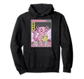 Axolotl Banana Milk Kawaii Grid Hoodie - Unique Graphic Men Women - T-Shirt, Sweatshirt, Hoodie