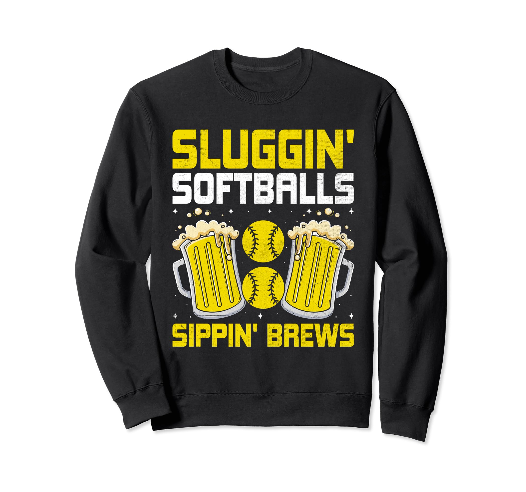 Softball Baseball Dad Player Sweatshirt - Fun Novelty Design for Adults - T-Shirt, Sweatshirt, Hoodie