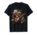 Aesthetic Frog Playing Guitar Rock T-Shirt - Trendy Graphic for Adults - T-Shirt, Sweatshirt, Hoodie