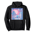 Tokyo City Japan Tokyo Vaporwave Hoodie - Minimalist Print Men Women - T-Shirt, Sweatshirt, Hoodie