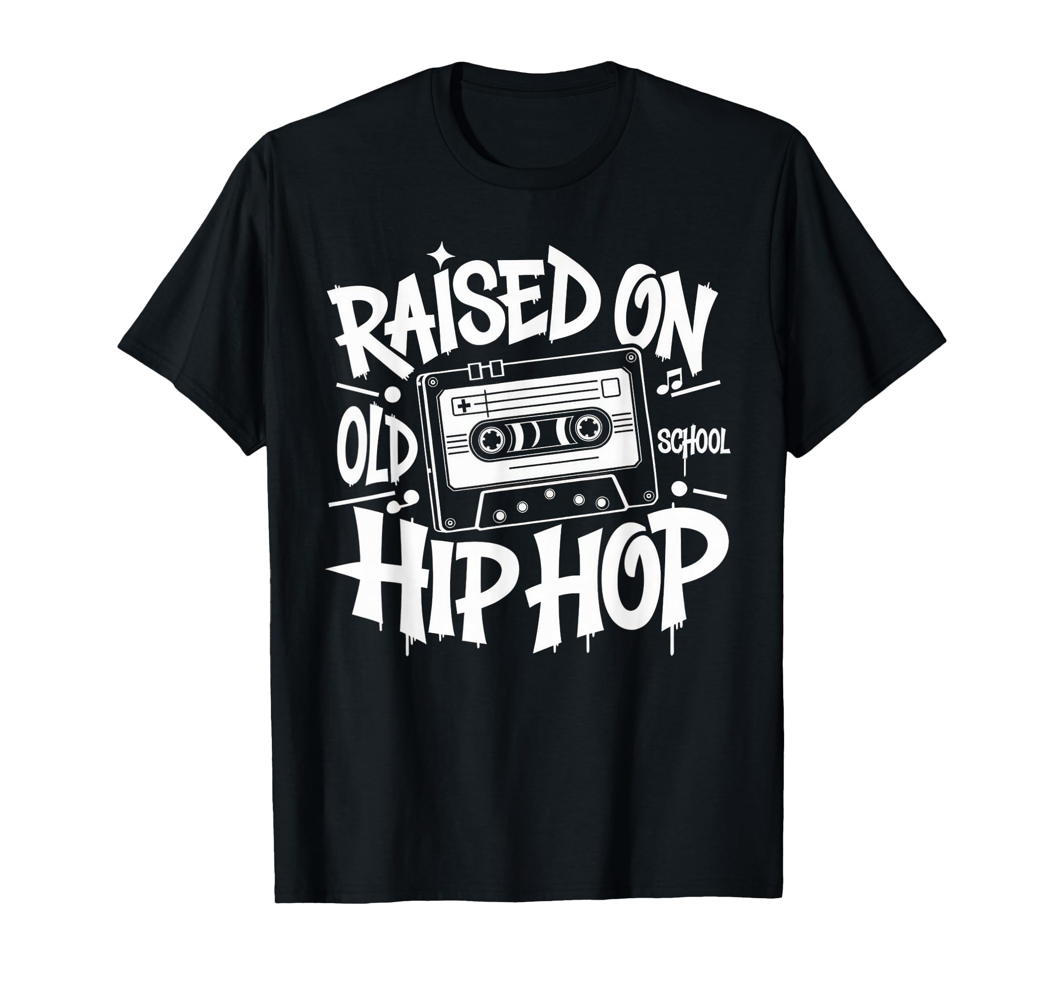 Raised Old School Graffiti Rap Hip T-Shirt - Custom Art Print Men Women - T-Shirt, Sweatshirt, Hoodie