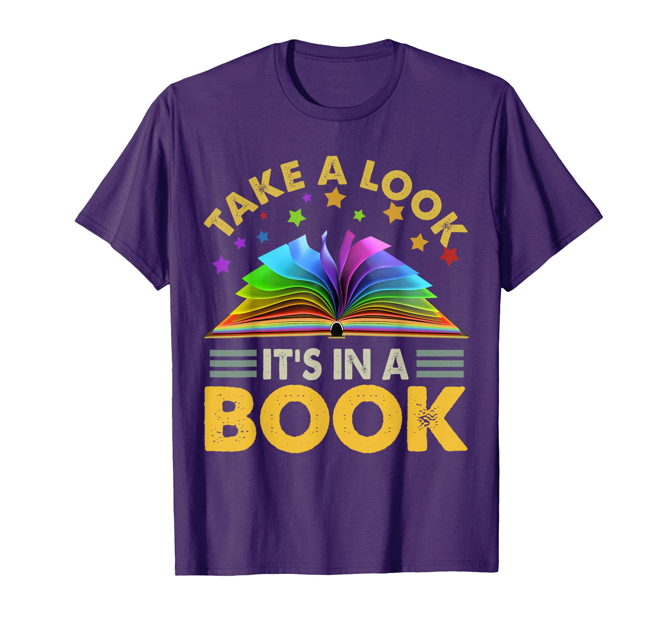 Take Its Book Reading Rainbow T-Shirt - Trendy Graphic Unisex - T-Shirt, Sweatshirt, Hoodie