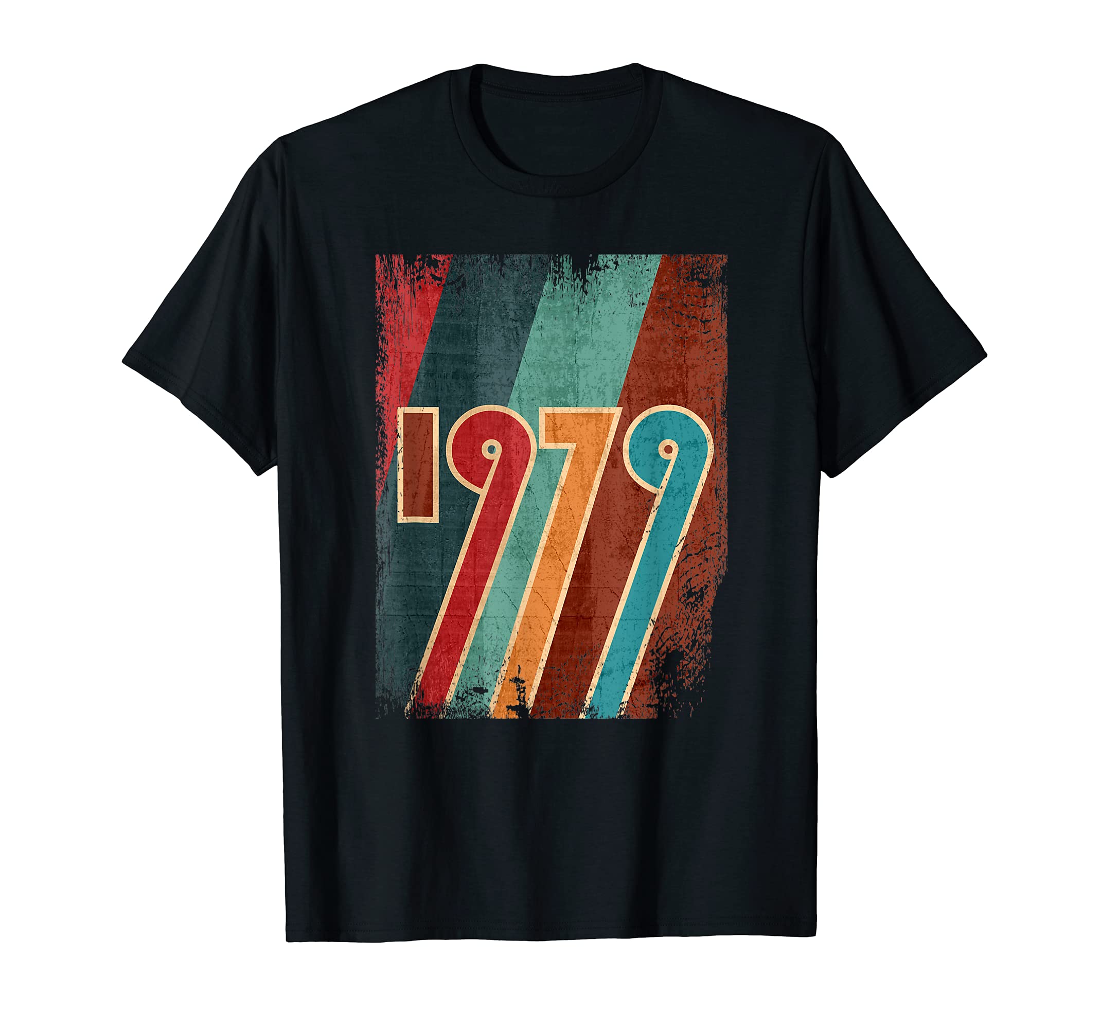 Born 1979 40Th Distressed Birthday Gifts Hoodie - Novelty Apparel Unisex - T-Shirt, Sweatshirt, Hoodie
