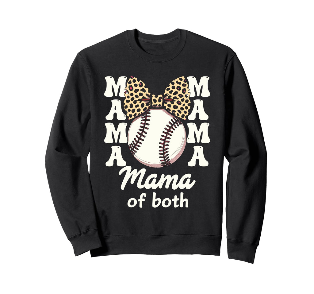 Leopard Mothers Day Mama Mom Both Sweatshirt - Minimalist Print for Adults - T-Shirt, Sweatshirt, Hoodie