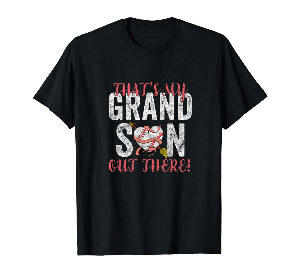 Thats My Grandson Baseball Grandma T-Shirt - Custom Art Print Men Women - T-Shirt, Sweatshirt, Hoodie
