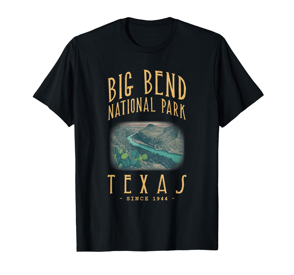 Big Bend National Park Texas Camping Hiker T-Shirt - Novelty Apparel Unisex - T-Shirt, Sweatshirt, Hoodie