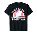 Baseball Little Sister Biggest Fan T-Shirt - Streetwear Style for Adults - T-Shirt, Sweatshirt, Hoodie