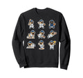 Pug Baseball Player Funny Dog Sports Sweatshirt - Trendy Graphic Unisex - T-Shirt, Sweatshirt, Hoodie