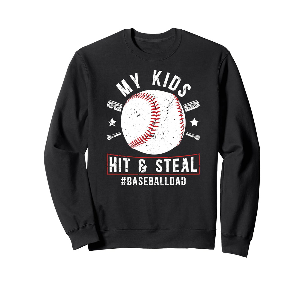 Funny Baseball Dad Baseball Player Sweatshirt - Custom Art Print Unisex - T-Shirt, Sweatshirt, Hoodie