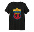 Wine Dine Route 69 Diner Tri Blend T-Shirt - Streetwear Style Unisex - T-Shirt, Sweatshirt, Hoodie