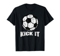 Kick It Soccer Ball Game Day Soccer T-Shirt - Fun Novelty Design Unisex - T-Shirt, Sweatshirt, Hoodie
