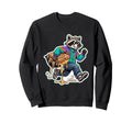 Pizza Thief Raccoon 90S Streetwear Sweatshirt - Fun Novelty Design Unisex - T-Shirt, Sweatshirt, Hoodie