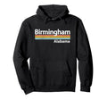 Birmingham Alabama Stripes Hoodie - Streetwear Style Men Women - T-Shirt, Sweatshirt, Hoodie