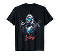 Rock Good Vibes Gorilla T-Shirt - Unique Graphic for Adults - T-Shirt, Sweatshirt, Hoodie