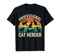 Professional Cat Herder Sunset T-Shirt - Casual Everyday Wear for Adults - T-Shirt, Sweatshirt, Hoodie