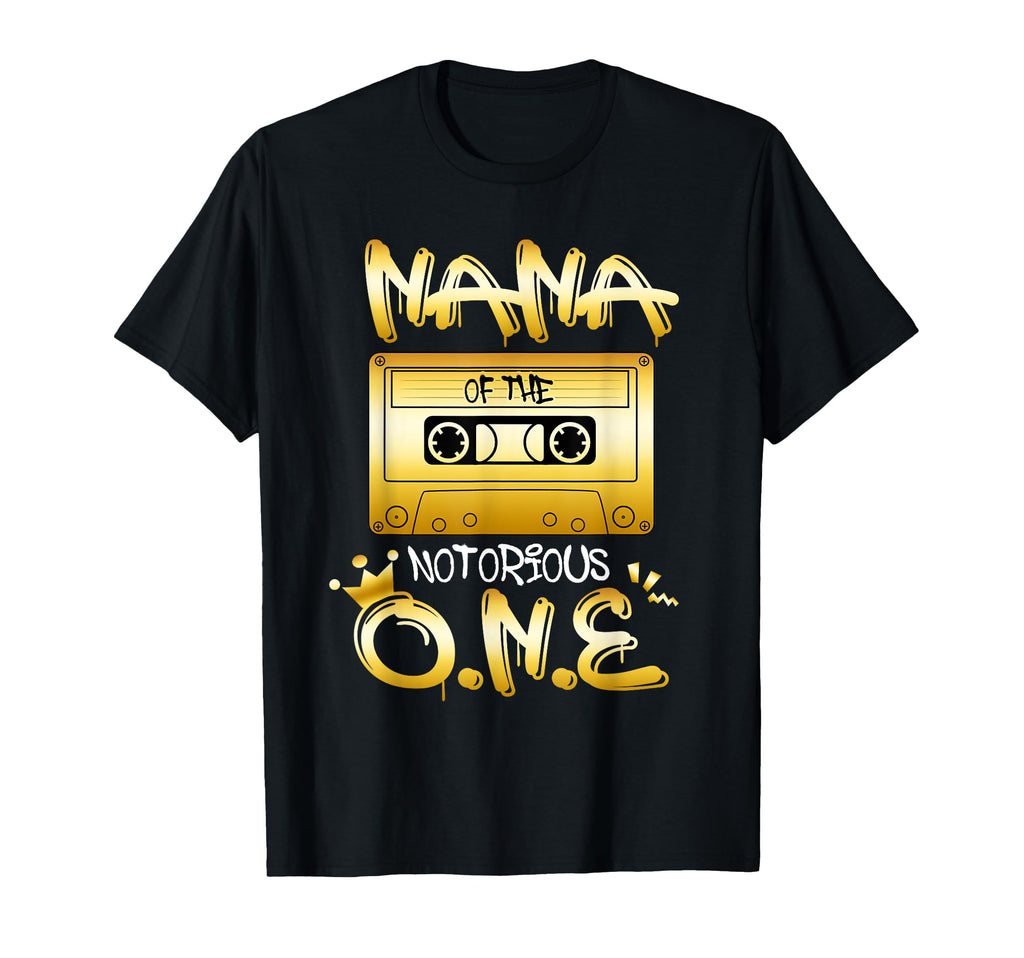 Nana Notorious One Bday Old School Hip T-Shirt - Unique Graphic for Adults - T-Shirt, Sweatshirt, Hoodie