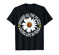 Peace Flower Imagine All People Boho T-Shirt - Casual Everyday Wear Unisex - T-Shirt, Sweatshirt, Hoodie