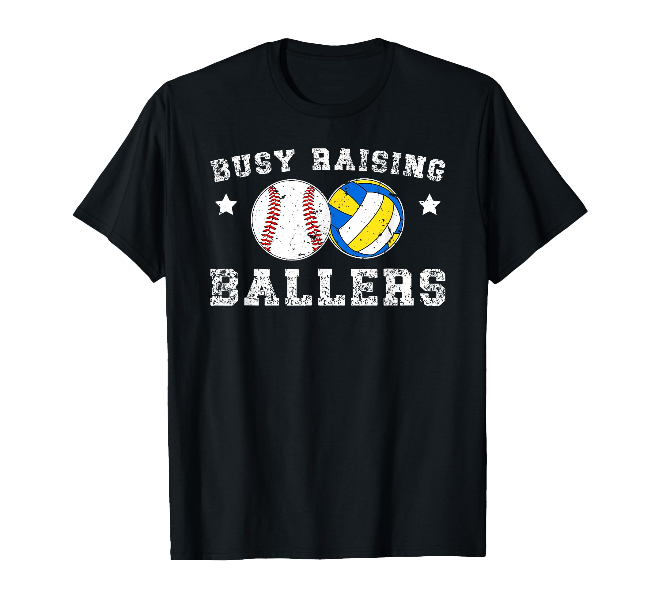Busy Raising Ballers Volleyball T-Shirt - Aesthetic Graphic Unisex - T-Shirt, Sweatshirt, Hoodie