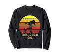 Roller Skate Funny Skating 70S 80S Sweatshirt - Custom Art Print for Adults - T-Shirt, Sweatshirt, Hoodie