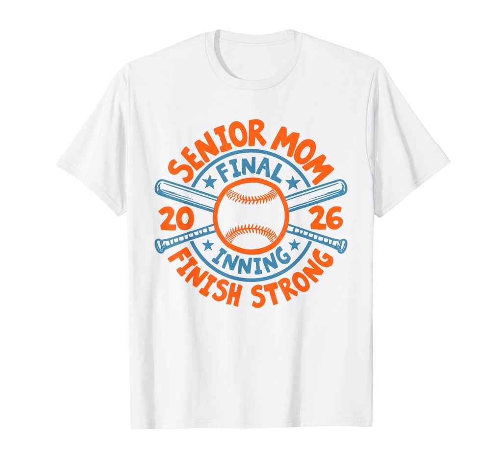 Baseball Senior Mom Seniors Class 2026 T-Shirt - Unique Graphic Men Women - T-Shirt, Sweatshirt, Hoodie