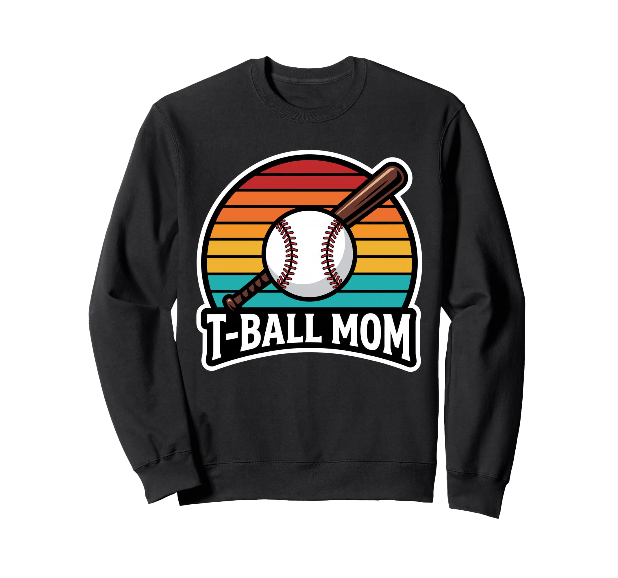 Funny T Ball Mom Softball Ball T Sweatshirt - Aesthetic Graphic for Adults - T-Shirt, Sweatshirt, Hoodie