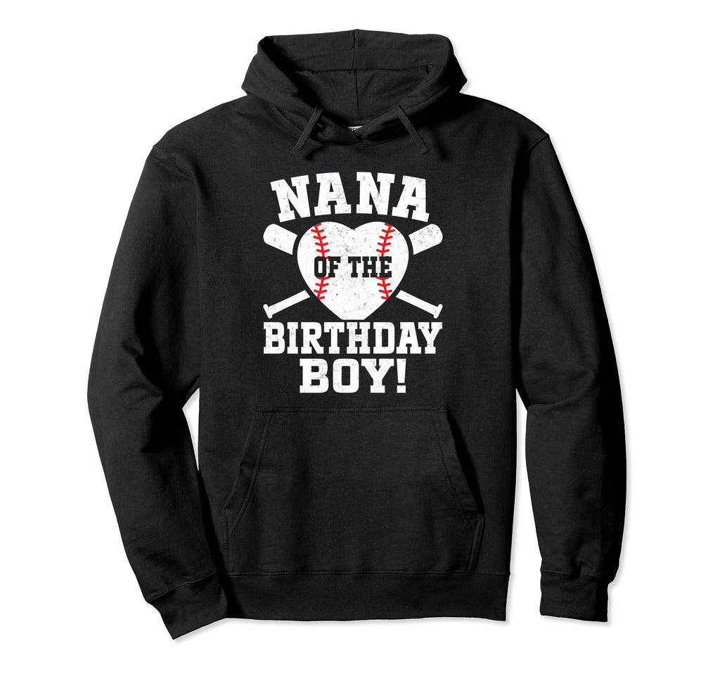 Nana Birthday Baseball Birthday Matching Hoodie - Trendy Graphic Men Women - T-Shirt, Sweatshirt, Hoodie