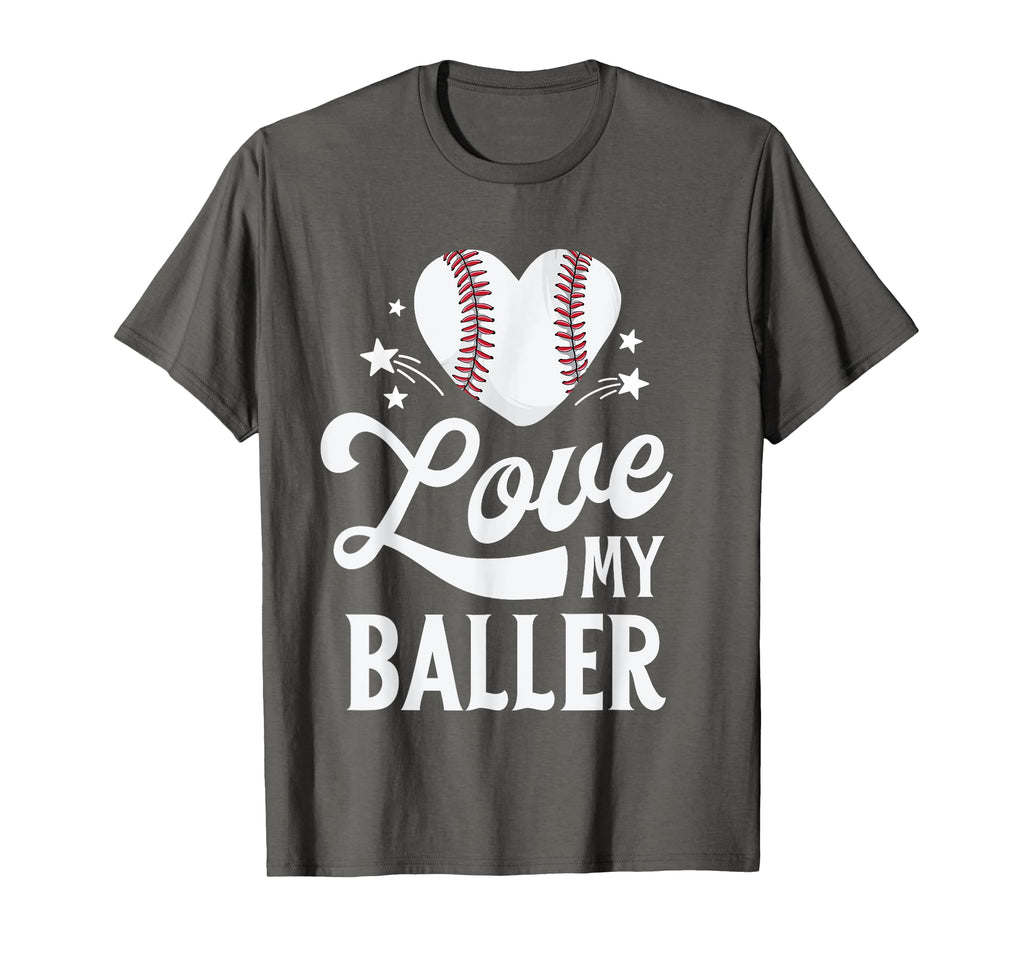 Mom Baseball Mothers Day Gift Mum I T-Shirt - Novelty Apparel Men Women - T-Shirt, Sweatshirt, Hoodie