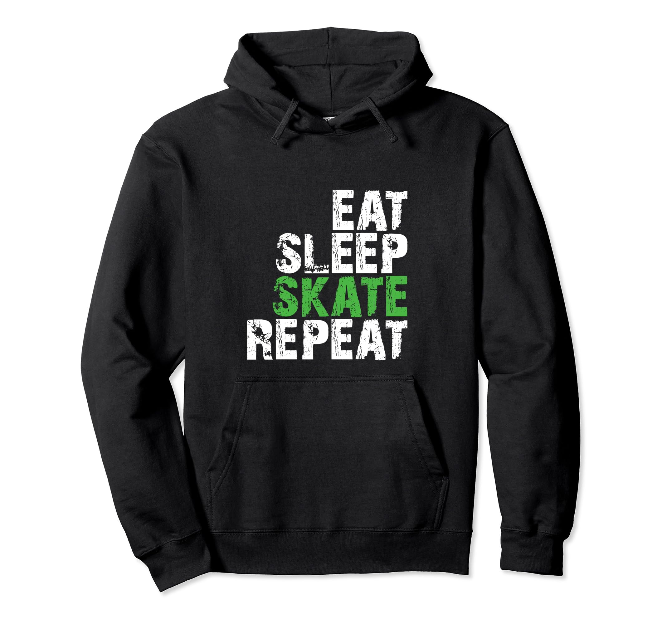 Eat Sleep Skate Repeat Roller Skate Ice Hoodie - Novelty Apparel Men Women - T-Shirt, Sweatshirt, Hoodie