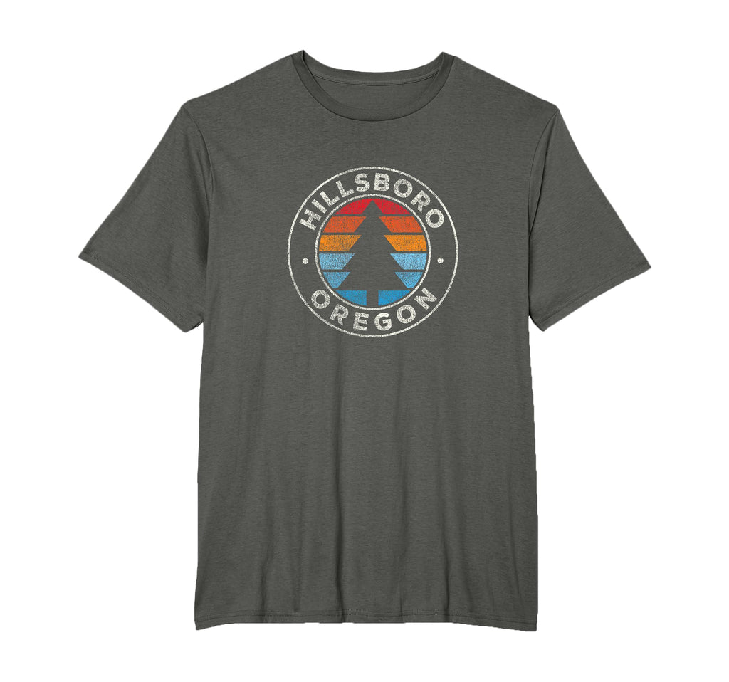 Hillsboro Oregon Or 70S T-Shirt - Aesthetic Graphic for Adults - T-Shirt, Sweatshirt, Hoodie