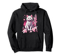 Anime Cat Japanese Vaporwave Aesthetic Hoodie - Trendy Graphic Men Women - T-Shirt, Sweatshirt, Hoodie