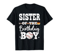 Sister Birthday Baseball Bday Family T-Shirt - Graphic Print for Adults - T-Shirt, Sweatshirt, Hoodie