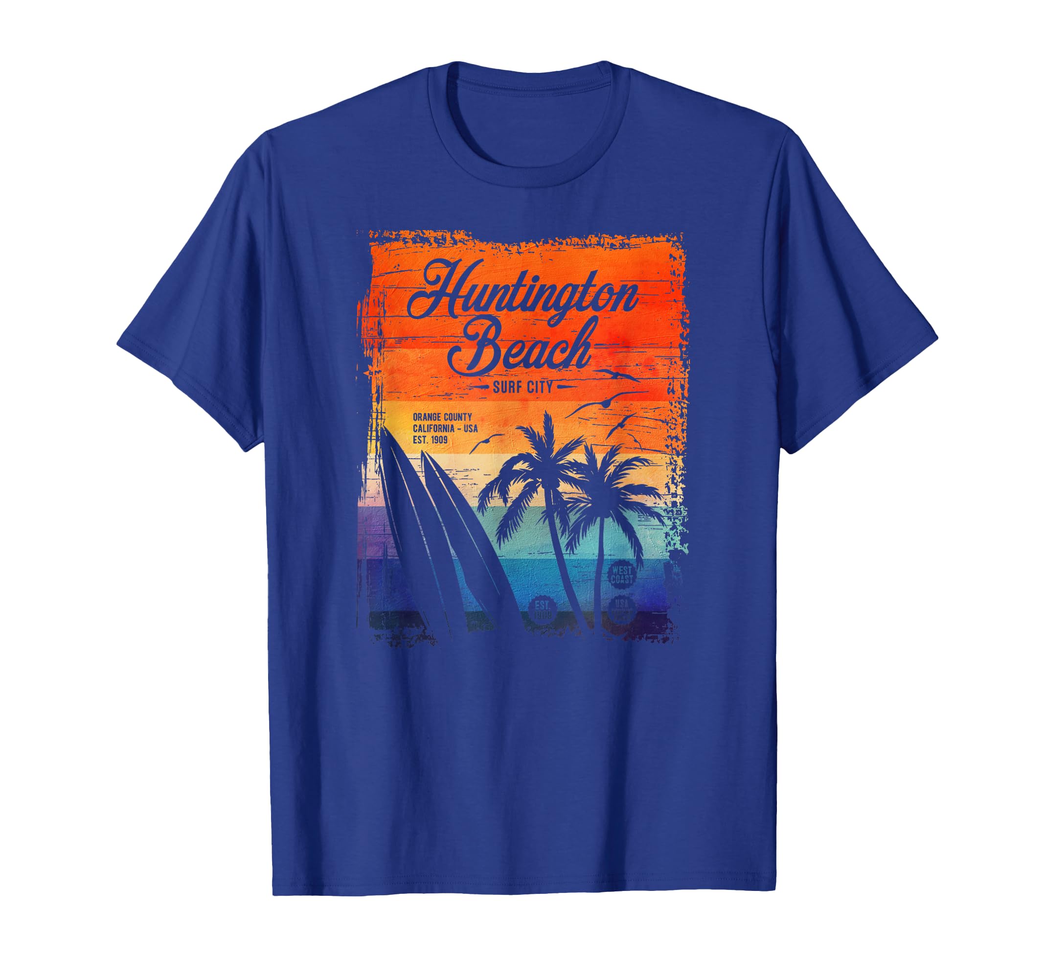 Huntington Beach Surf City California T-Shirt - Novelty Apparel Men Women - T-Shirt, Sweatshirt, Hoodie
