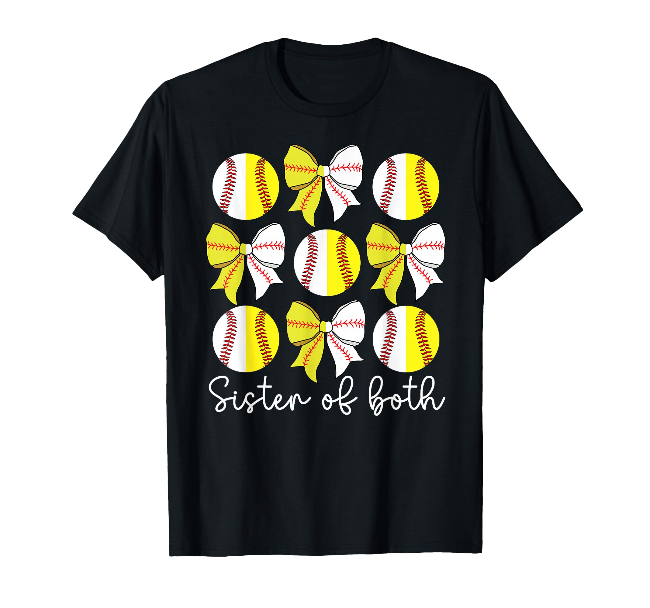 Sister Both Coquette Baseball T-Shirt - Custom Art Print Men Women - T-Shirt, Sweatshirt, Hoodie