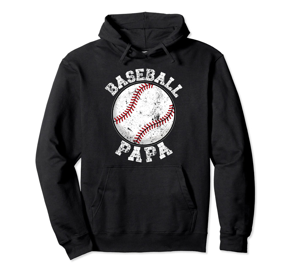 Baseball Papa Grandpa Papa Baseball Hoodie - Streetwear Style for Adults - T-Shirt, Sweatshirt, Hoodie