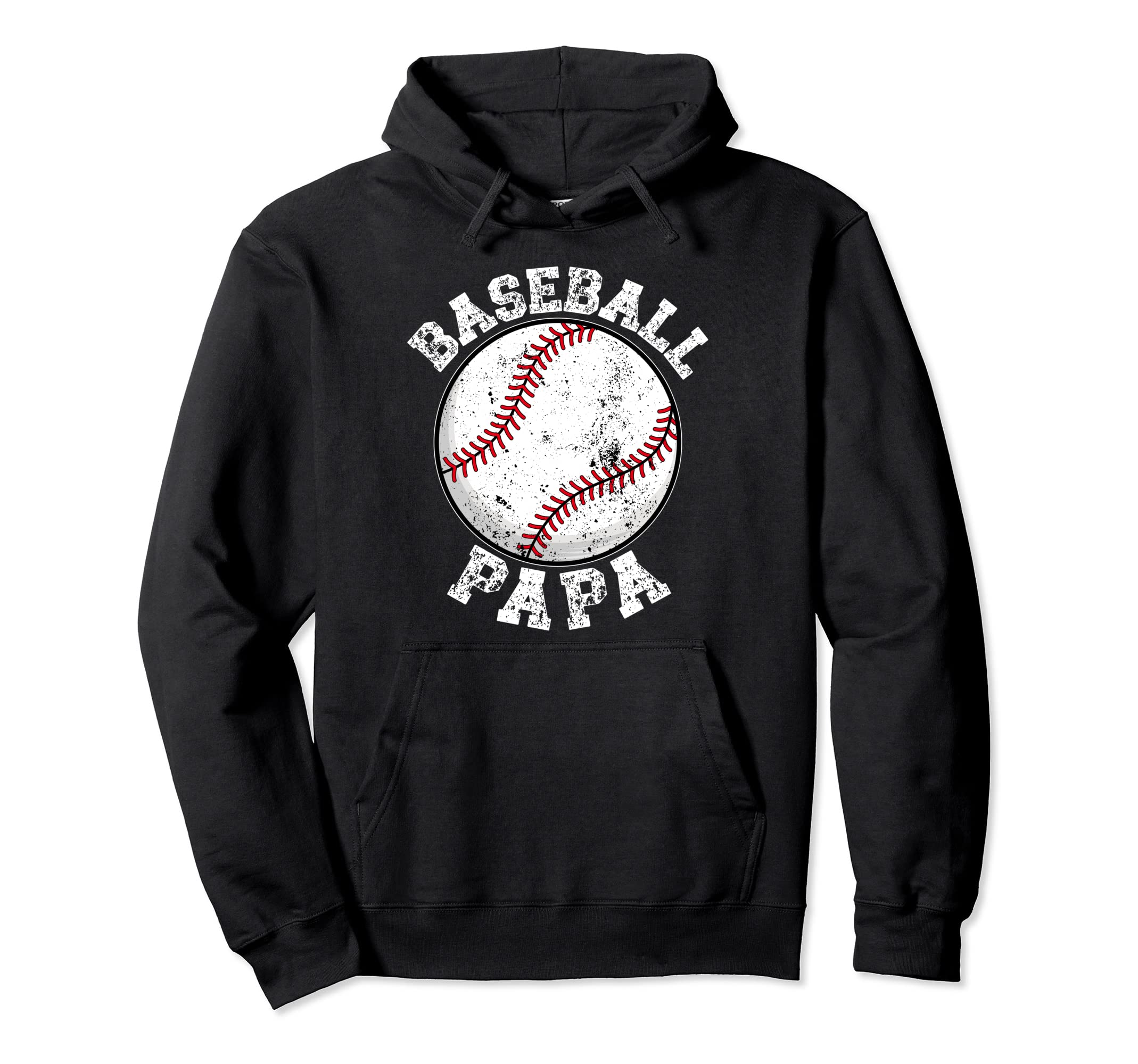 Baseball Papa Grandpa Papa Baseball Hoodie - Streetwear Style for Adults - T-Shirt, Sweatshirt, Hoodie