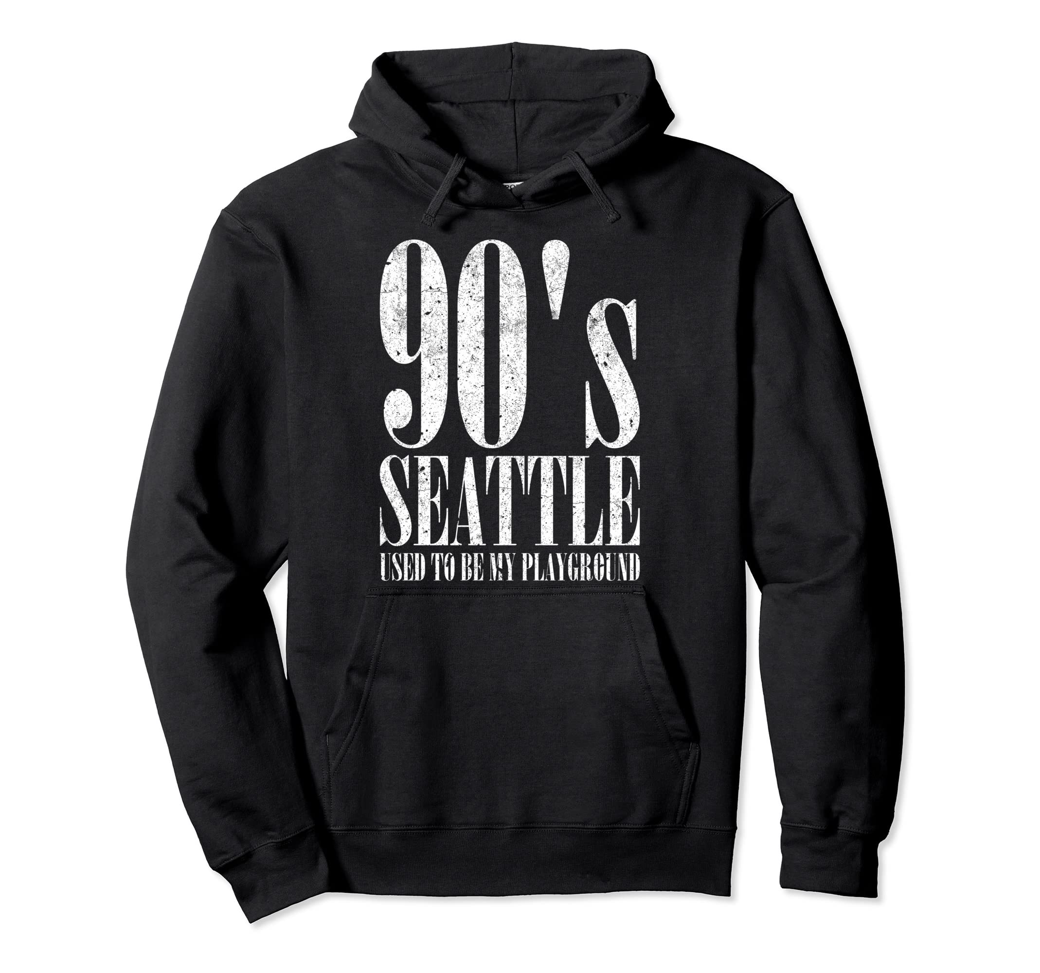 90S Seattle Used To Be My Playground Hoodie - Unique Graphic Men Women - T-Shirt, Sweatshirt, Hoodie