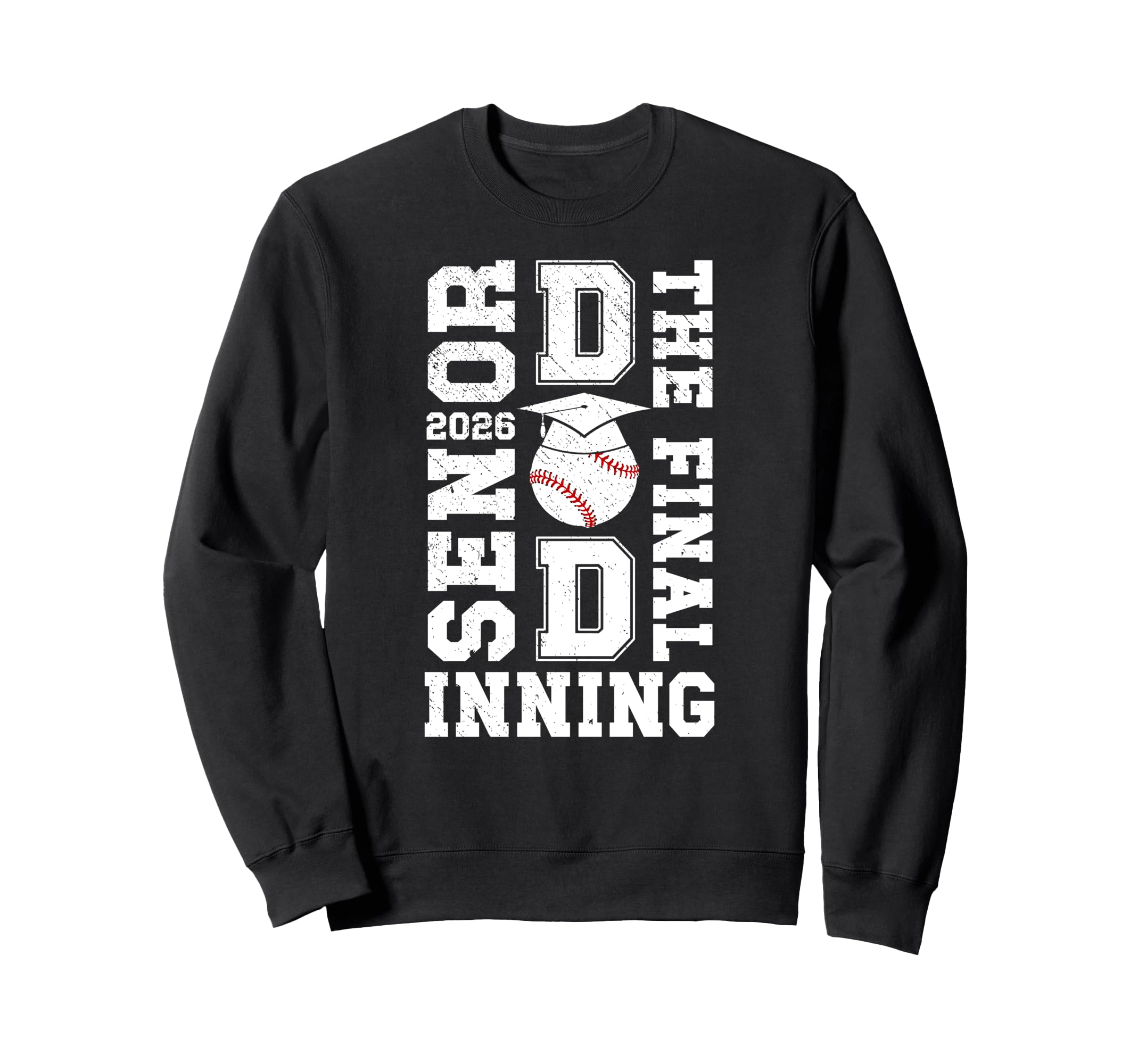 Baseball Senior Dad 2026 Proud Baseball Sweatshirt - Graphic Print Unisex - T-Shirt, Sweatshirt, Hoodie