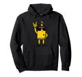 Battery Firefighter Mascot Rock Hand Hoodie - Aesthetic Graphic Men Women - T-Shirt, Sweatshirt, Hoodie