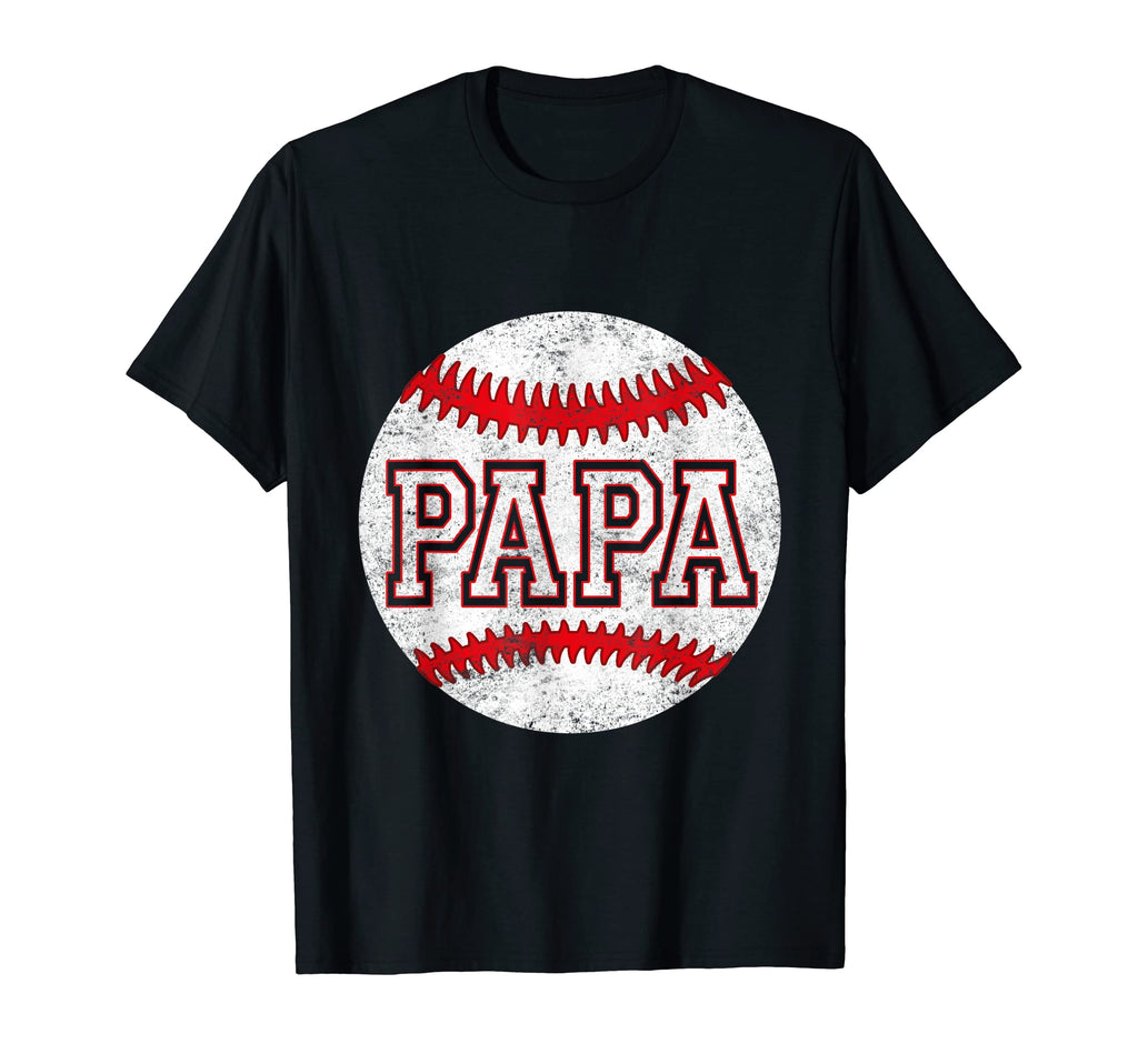 Mens Fathers Day Softball Papa Baseball T-Shirt - Trendy Graphic Men Women - T-Shirt, Sweatshirt, Hoodie